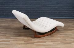 Adrian Pearsall Adrian Pearsall Button Tufted Chaise Rocking Chair for Craft Associates - 4294124