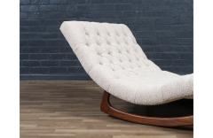 Adrian Pearsall Adrian Pearsall Button Tufted Chaise Rocking Chair for Craft Associates - 4294131