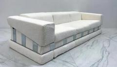 Adrian Pearsall Adrian Pearsall Chrome and Boucle Sofa 1970s - 3176123