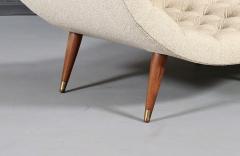 Adrian Pearsall Adrian Pearsall Diamond Button Tufted Chaise Lounge for Craft Associates - 4620934