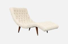 Adrian Pearsall Adrian Pearsall Diamond Button Tufted Chaise Lounge for Craft Associates - 4621794