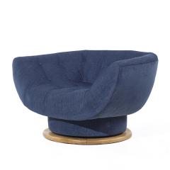 Adrian Pearsall Adrian Pearsall Mid Century Tub Swivel Lounge Chair - 3972196