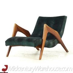 Adrian Pearsall Adrian Pearsall Mid Century Walnut Grasshopper Lounge Chair with Ottoman - 3184461