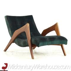 Adrian Pearsall Adrian Pearsall Mid Century Walnut Grasshopper Lounge Chair with Ottoman - 3184463