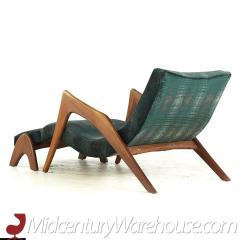 Adrian Pearsall Adrian Pearsall Mid Century Walnut Grasshopper Lounge Chair with Ottoman - 3184465