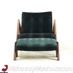 Adrian Pearsall Adrian Pearsall Mid Century Walnut Grasshopper Lounge Chair with Ottoman - 3184470