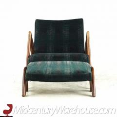 Adrian Pearsall Adrian Pearsall Mid Century Walnut Grasshopper Lounge Chair with Ottoman - 3256176