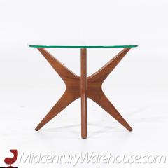 Adrian Pearsall Adrian Pearsall Mid Century Walnut Jacks Side Tables Pair - 3683856