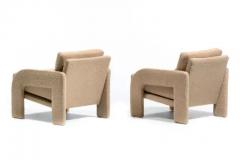 Adrian Pearsall Adrian Pearsall Organic Modern Lounge Chairs for Comfort Designs in Camel Boucl  - 3975177