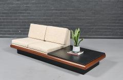 Adrian Pearsall Adrian Pearsall Platform Sofa w Slate Stone Side Table for Craft Associates - 4807352