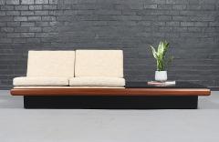 Adrian Pearsall Adrian Pearsall Platform Sofa w Slate Stone Side Table for Craft Associates - 4807354