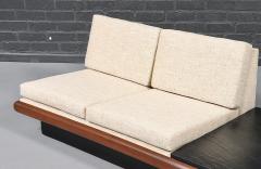 Adrian Pearsall Adrian Pearsall Platform Sofa w Slate Stone Side Table for Craft Associates - 4807357
