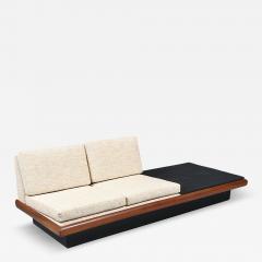 Adrian Pearsall Adrian Pearsall Platform Sofa w Slate Stone Side Table for Craft Associates - 4812963