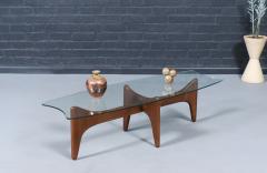 Adrian Pearsall Adrian Pearsall Sculpted Coffee Table w Stingray Glass Top - 4471697