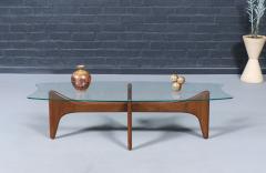 Adrian Pearsall Adrian Pearsall Sculpted Coffee Table w Stingray Glass Top - 4471700