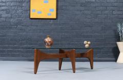 Adrian Pearsall Adrian Pearsall Sculpted Coffee Table w Stingray Glass Top - 4471701