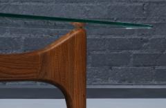 Adrian Pearsall Adrian Pearsall Sculpted Coffee Table w Stingray Glass Top - 4471705