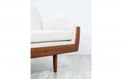 Adrian Pearsall Adrian Pearsall Sculpted Walnut Boucle Tweed Sofa for Craft Associates - 2332408