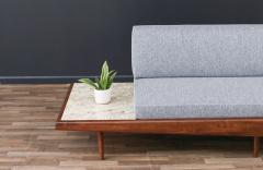 Adrian Pearsall Adrian Pearsall Sofa with Travertine Side Tables for Craft Associates - 3507151