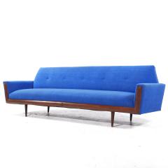 Adrian Pearsall Adrian Pearsall Style Mid Century Walnut Gondola Sofa - 3825357