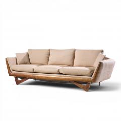 Adrian Pearsall Adrian Pearsall Style Mid Century Walnut Gondola Sofa - 4643192