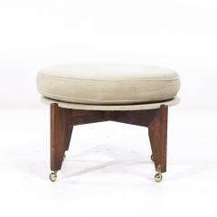Adrian Pearsall Adrian Pearsall Style Mid Century Walnut Ottoman - 3837312