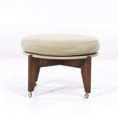 Adrian Pearsall Adrian Pearsall Style Mid Century Walnut Ottoman - 3837314