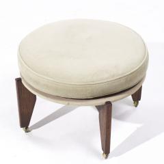 Adrian Pearsall Adrian Pearsall Style Mid Century Walnut Ottoman - 3837318