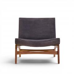 Adrian Pearsall Adrian Pearsall Style Mid Century Walnut Slipper Chairs Pair - 4683408