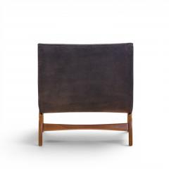 Adrian Pearsall Adrian Pearsall Style Mid Century Walnut Slipper Chairs Pair - 4683413