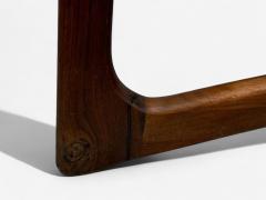 Adrian Pearsall Adrian Pearsall Walnut Glass Coffee Table United States 1960s - 4373512