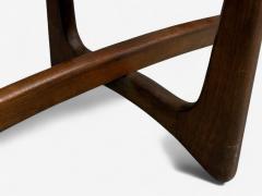 Adrian Pearsall Adrian Pearsall Walnut Glass Coffee Table United States 1960s - 4373513