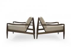 Adrian Pearsall Adrian Pearsall Walnut Lounge Chairs Model 834 C circa 1950s - 1218482