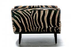 Adrian Pearsall Adrian Pearsall Wave Chaise in Zebra Print Cowhide Upholstery - 2616473