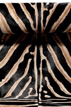 Adrian Pearsall Adrian Pearsall Wave Chaise in Zebra Print Cowhide Upholstery - 2616477