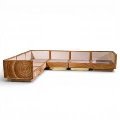 Adrian Pearsall Adrian Pearsall for Comfort Designs Modular Pencil Reed Sectional Sofa - 4495314