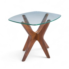 Adrian Pearsall Adrian Pearsall for Craft Associate Mid Century Walnut Jacks Side Table - 4754548