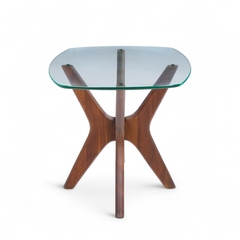 Adrian Pearsall Adrian Pearsall for Craft Associate Mid Century Walnut Jacks Side Table - 4754550