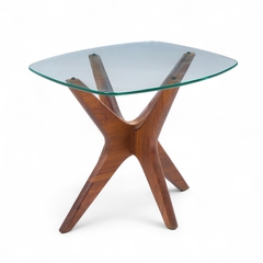 Adrian Pearsall Adrian Pearsall for Craft Associate Mid Century Walnut Jacks Side Table - 4754554