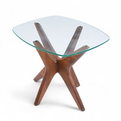 Adrian Pearsall Adrian Pearsall for Craft Associate Mid Century Walnut Jacks Side Table - 4754556