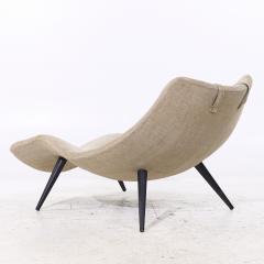 Adrian Pearsall Adrian Pearsall for Craft Associates 1828 C Mid Century Walnut Chaise Lounge - 4212404