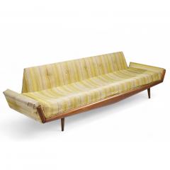 Adrian Pearsall Adrian Pearsall for Craft Associates 2000 S Mid Century Walnut Gondola Sofa - 4356288