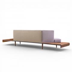 Adrian Pearsall Adrian Pearsall for Craft Associates 2006 S Mid Century Walnut Sofa - 4659632
