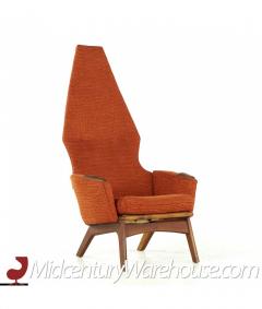 Adrian Pearsall Adrian Pearsall for Craft Associates 2056 C High Back Lounge Chairs Pair - 3047736