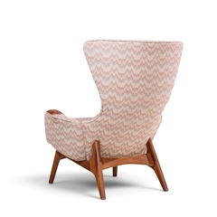 Adrian Pearsall Adrian Pearsall for Craft Associates 2231 C Walnut Wingback Lounge Chairs Pair - 4810472