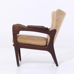 Adrian Pearsall Adrian Pearsall for Craft Associates 2291 C MCM Walnut Lounge Chair Pair - 4044935