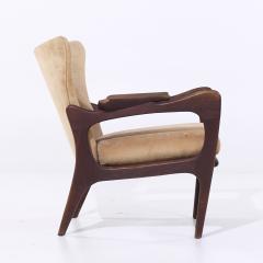 Adrian Pearsall Adrian Pearsall for Craft Associates 2291 C MCM Walnut Lounge Chair Pair - 4044940