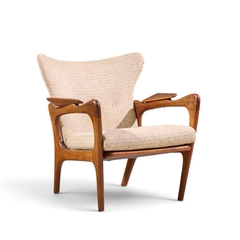 Adrian Pearsall Adrian Pearsall for Craft Associates 2291 C Mid Century Lounge Chairs Pair - 4731710