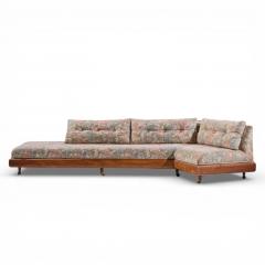 Adrian Pearsall Adrian Pearsall for Craft Associates 2300 S Mid Century Walnut Boomerang Sofa - 4514445