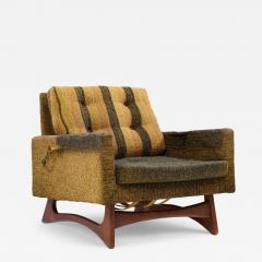 Adrian Pearsall Adrian Pearsall for Craft Associates 2406 C Mid Century Walnut Lounge Chair - 4358451